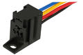 Relay socket; GP micro; with cable; black; with connecting bracket; Martex; RoHS; Compatible with relays: FRC7; HFV6