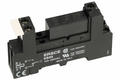 Relay socket; GZ96/ES32 BL; DIN rail type; panel mounted; black; without clamp; Relpol; RoHS; Compatible with relays: HF68; RM96