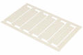 Marking labels; for DIN rail terminal blocks; TM49W 1kpl=42szt; white; Dinkle; RoHS