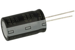 Kondensator; elektrolityczny; 4700uF; 35V; PF; PF1V472MNN1830; fi 18x30mm; 7,5mm; przewlekany (THT); luzem; Elite; RoHS