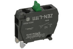 Styk pomocniczy; ZENL1111; 3A; 240V AC; szary; plastik; zwierny; panelowe 22mm; Schneider Electric; RoHS