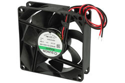 Fan; MF80251V3-1000U-A99; 80x80x25mm; magnetic Vapo; 12V; DC; 0,78W; 56m3/h; 28dB; 65mA; 2600RPM; 2 wires; Sunon; RoHS; 4,5÷13,8V; 300mm