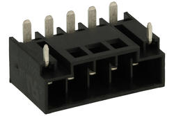 Terminal block; pluggable; 0150-2605; 5 ways; R=5,08mm; 27,9mm; 16A; 300V; through hole; straight; round hole; plug-in; black; Dinkle; RoHS