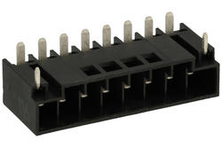 Terminal block; pluggable; 0150-2608; 8 ways; R=5,08mm; 27,9mm; 16A; 300V; through hole; straight; round hole; plug-in; black; Dinkle; RoHS