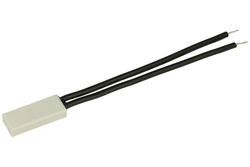 Thermostat; bimetallic; KSD9700; NC; 85°C; 70°C; 5A; 250V AC; plastic 4x8x20mm; leads