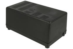 Enclosure; multipurpose; Z40W; ABS; 179mm; 100mm; 80mm; black; venting holes; with side panels; Kradex; RoHS