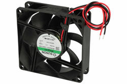 Fan; MF80252V1-1000U-A99; 80x80x25mm; magnetic Vapo; 24V; DC; 1,68W; 69,66m3/h; 33dB; 65mA; 3200RPM; 2 wires; Sunon; RoHS; 8÷27,6V; 300mm