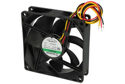 Fan; MF92252V1-1000U-G99; 92x92x25mm; magnetic Vapo; 24V; DC; 1,92W; 87,5m3/h; 34dB; 87mA; 3000RPM; 3 wires with rotation sensor; Sunon; RoHS; 8÷27,6V; 300mm