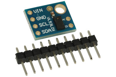 Extension module; distance sensor; GY-530 VL53L0X; 5V; 3-200cm; pin strips; IR Time-of-Flight