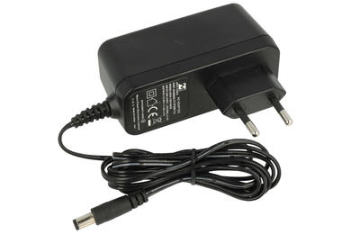 Power Supply; plug; ZSI12V1,4A MP; 12V DC; 1,4A; straight 2,5/5,5mm; black