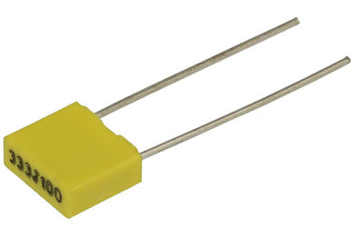 Capacitor; polyester; MKT; 33nF; 100V; MKT; 5%; 2,5x6,5x7,2mm; 5mm; bulk; -40...+85°C; RoHS Capacitor; polyester; MKT; 33nF; 100V; MKT; 5%; 2,5x6,5x7,2mm; 5mm; bulk; -40...+85°C; RoHS