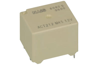 Relay; electromagnetic automotive; ACT212; 12V; DC; DPDT; 20A; 14V DC; PCB trough hole; without mounting bracket; 800mW; Panasonic Electric Works; RoHS