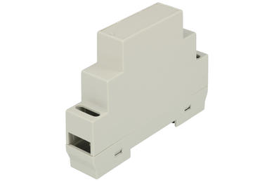 Enclosure; DIN rail mounting; Z105J; ABS; 17mm; 90mm; 65mm; light gray; 1 modules; Kradex; RoHS; black hitch 1 pc