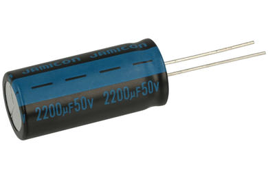 Capacitor; electrolytic; 2200uF; 50V; TK; TKR222M1HK35M; diam.16x35mm; 7,5mm; through-hole (THT); bulk; Jamicon; RoHS