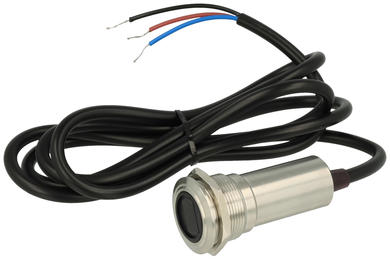 Switch; optical; non-contact; 22D10BYSS/NG; OFF-(ON); 1 way; LED 6-24V backlight; green; momentary; panel mounting; 300mA; 24V DC; 22mm; IP65; Onpow; RoHS