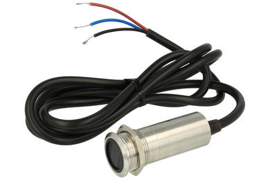 Switch; optical; non-contact; 19D10BYSS/NG; OFF-(ON); 1 way; LED 6-24V backlight; green; momentary; panel mounting; 300mA; 24V DC; 19mm; IP65; Onpow; RoHS