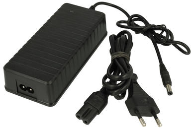 Power Supply; desktop; ZSI12V5A; 12V DC; 5A; straight 2,5/5,5mm; separate cable AC; black