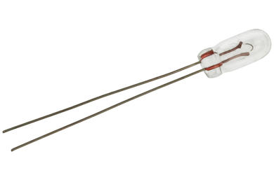 Bulb; ZD-T1-1/4-9341; wire; tubular; white; (warm) 2700K; 40mA; 6V; DC; 0,23W; 4x12mm; Goobay; RoHS