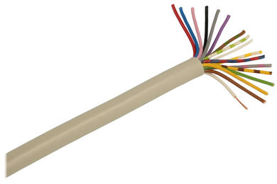 Wire; data transmission; Unitronic; LIYY; 16x0,25mm2; stranded; Cu; gray; PVC; round; 50V; 100m reel; Lappkabel; RoHS