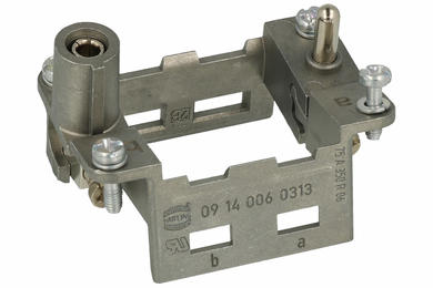 Frame for modules; Han Modular; 09140060313; 6B; metal; for cable; connectors features a..b; Harting; RoHS