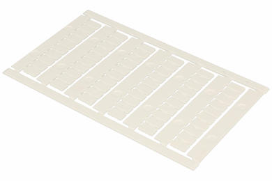 Marking labels; for DIN rail terminal blocks; TM48W 1kpl=60szt; white; Dinkle; RoHS