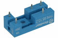 Relay socket; F95.13.2.SMA; PCB trough hole; blue; with clamp; Finder; RoHS; Compatible with relays: 40.31