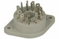 Relay socket; GOP11; panel mounted; grey; without clamp; Relpol; RoHS; Compatible with relays: R15 3P