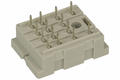 Relay socket; SU4-02; PCB trough hole; white; without clamp; Relpol; RoHS; Compatible with relays: R4