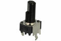 Potentiometer; shaft; single turn; RK09K1130AAU; 10kohm; linear; 20%; axis diam.6,00mm; 12mm; plastic; smooth; 300°; carbon film; through-hole (THT); Alps