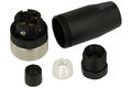 Socket; L-KLS15-M12A-P204-PG7; M12-4p; 4 ways; straight; screw; 0,25mm2; for cable; black; IP67; 4A; 250V; KLS; RoHS