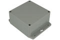 Enclosure; multipurpose; G386MF; ABS; 120mm; 120mm; 60mm; IP65; dark gray; mounting flange; Gainta; RoHS