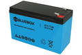 Rechargeable battery; lead-acid; maintenance-free; TB-12-9-AB; 12V; 9Ah; 151x65x94(101)mm; connector 6,3 mm; Bluebox; 2,5kg