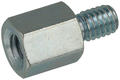 Spacers; DMM4ZW8; M4; external/internal; 8mm; 6mm; 7mm; 7mm; screwed spacer sleeve; hexagonal; galvanised steel; RoHS