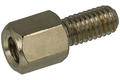 Spacers; DMM3ZW5; M3; external/internal; 5mm; 6mm; 3mm; 5mm; screwed spacer sleeve; hexagonal; brass; KLS; RoHS