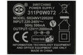 Zasilacz; wtyczkowy; ZSI12V2Aa; 12V DC; 2A; 2,5/5,5mm prosty; kolor czarny; Intertek