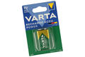 Rechargeable battery; Ni-Mh; RTU-6F22; 9V; 200mAh; 16,5x25,5x48,5mm; VARTA; 9V 6F22 6LR61