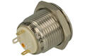 Przełącznik; przyciskowy; GQ16F-10E/JY/5V/S; OFF-(ON); 1 tor; podświetlenie LED 5V; żółty; ring; monostabilny; na panel; 2A; 36V DC; 16mm; IP65; Onpow; RoHS