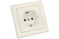 Socket; AC power; CEE 7/5; GPT-17 Pr BI Schuko; plaster embedded; 16A; 250V; screw; TIMEX-ELEKTRO; RoHS; IP20