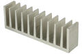 Heatsink; C10033/2; plain; 20mm; ribbed; 100mm; 33mm; Firma Piekarz