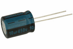 Capacitor; electrolytic; 10uF; 450V; TK; TKR100M2WI16M; fi 12,5x16mm; 5mm; through-hole (THT); bulk; Jamicon; RoHS