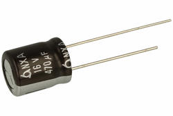 Kondensator; elektrolityczny; niskoimpedancyjny; 470uF; 16V; NXA16VB470M 10x12.5; fi 10x12,5mm; 5mm; przewlekany (THT); luzem; Samyoung; RoHS