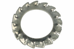 PAd; M12X20; M12; 2,2mm; galvanised steel; 16mm; externally serrated