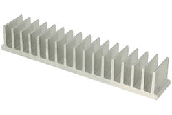 Heatsink; P52317/2,5; plain; 25mm; ribbed; 150mm; 25mm; Firma Piekarz