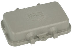 Cap; Han A; 09300105407; 10B; plastic; for cable; for single locking lever; grey; IP65; Harting; RoHS