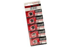 Battery; lithium; CR1220; 3V; 35mAh; blister; fi 12,5x2mm; MAXELL; RoHS; 1220