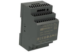 Przetwornica; DDR-60L-12; 60W; 18÷75V DC; 12V DC; 5A; na szynę DIN; DC/DC; plastikowa obudowa; MW Power