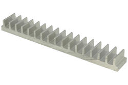 Heatsink; P3698/2; plain; 20mm; ribbed; 150mm; 15mm; Firma Piekarz