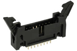 Plug; IDC; AWP-16P z wyrzutnikiem; 16 ways; 2x8; straight; 2,54mm; selectively gold-plated; through hole; Connectar; RoHS