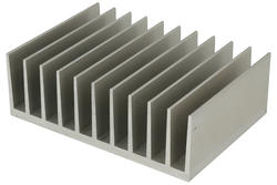 Heatsink; C10033/7; plain; 70mm; ribbed; 100mm; 33mm; Firma Piekarz