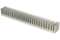 Heatsink; C20025/2,5; plain; 25mm; ribbed; 200mm; 25mm